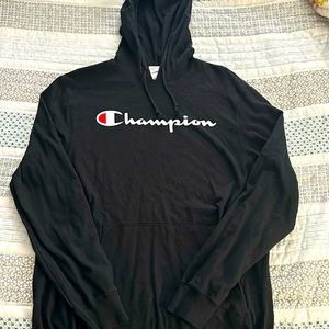 black champion sweatshirt only worn once large